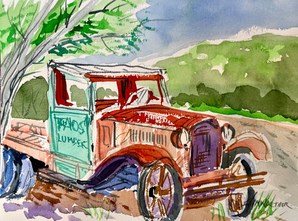 Old Timer, Taos by Jim Walther