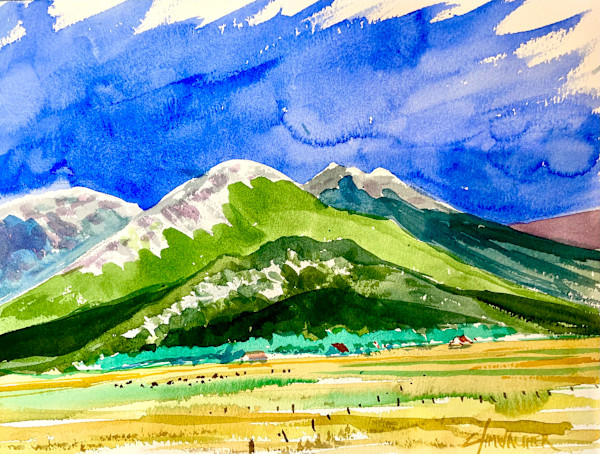 The Taos Mountains by Jim Walther