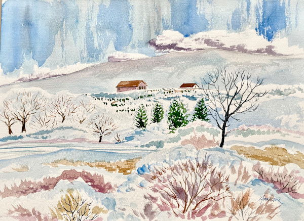 Snow on Christmas by Jim Walther