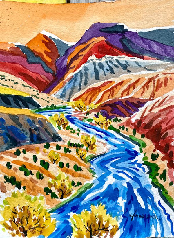 Rio Chama (study) by Jim Walther
