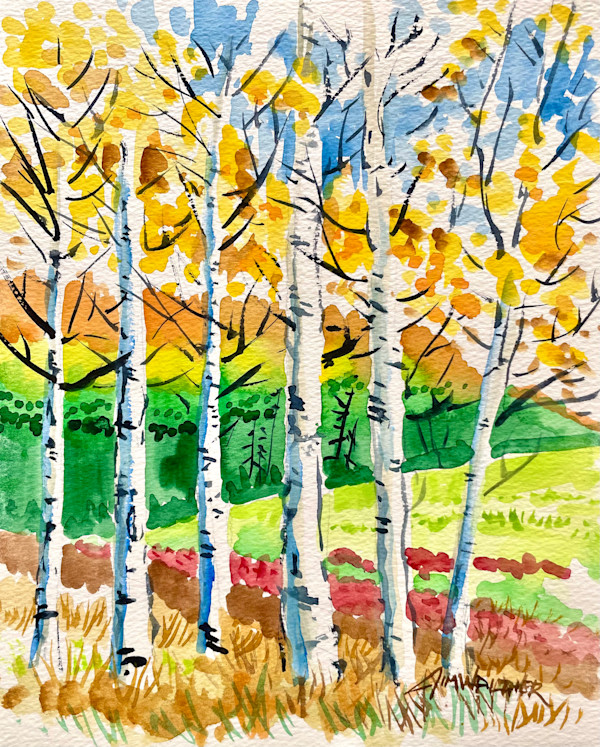 Pecos Birch Grove by Jim Walther