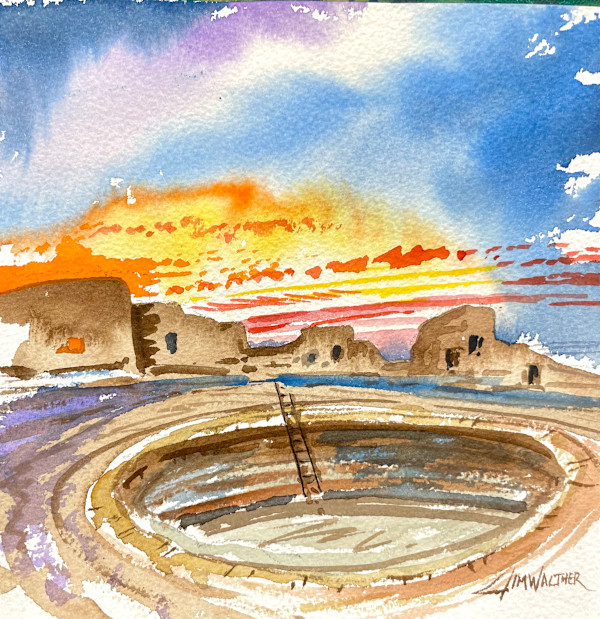 Chaco Sunset by Jim Walther