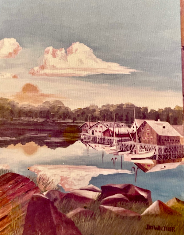 Fishing Village by Jim Walther