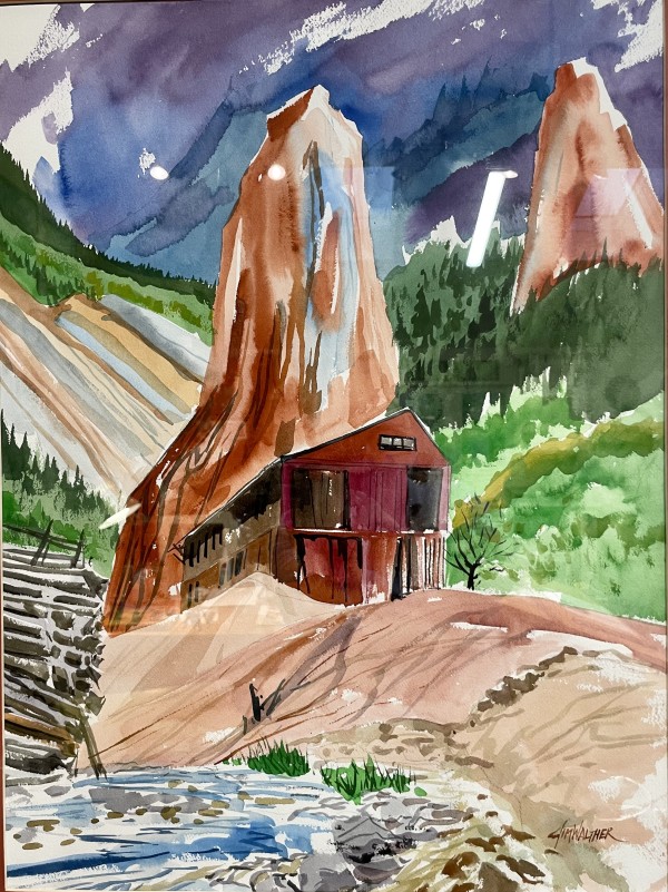 Creede Mine by Jim Walther