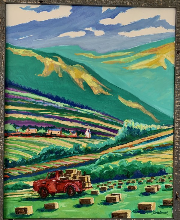 Haytime in Truchas by Jim Walther