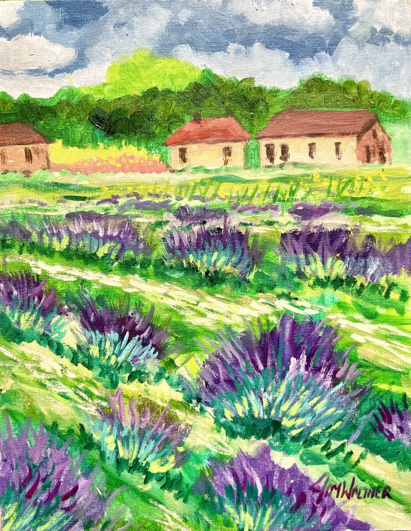 Lavender in the Village by Jim Walther