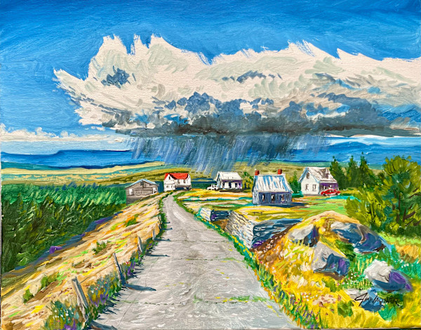 Storms come to Truchas by Jim Walther