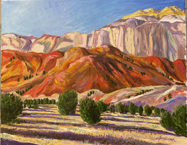 Winter Shadows at Ghost Ranch by Jim Walther