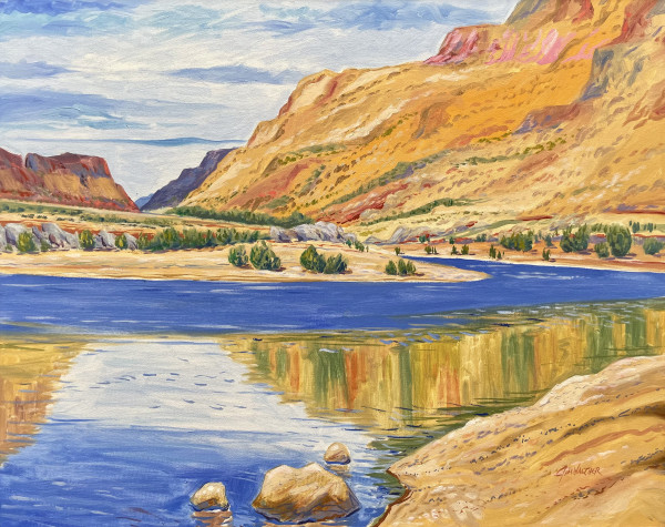 Rio Grande Reflections by Jim Walther