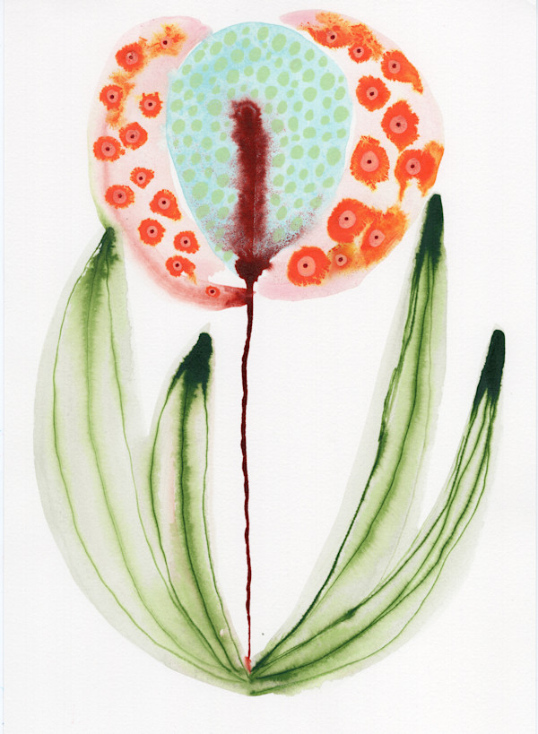 Single Flower Botanical by kelly mccallum