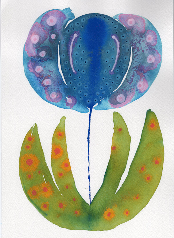 Single Flower Botanical by kelly mccallum