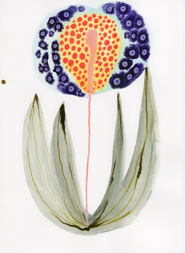Single Flower Botanical by kelly mccallum