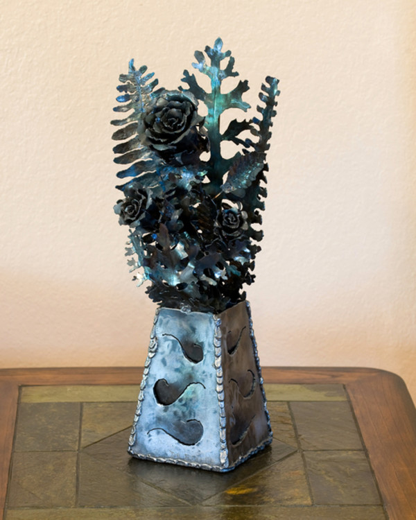 3 Rose Vase by Dick Bixler