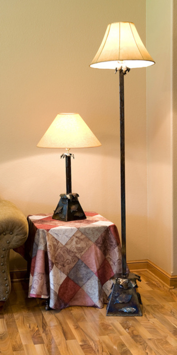 Single Floor Lamp by Dick Bixler