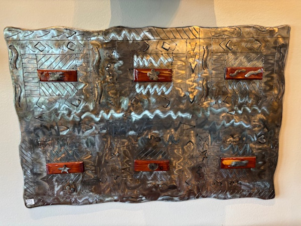Wooden Accent Quilt by Dick Bixler