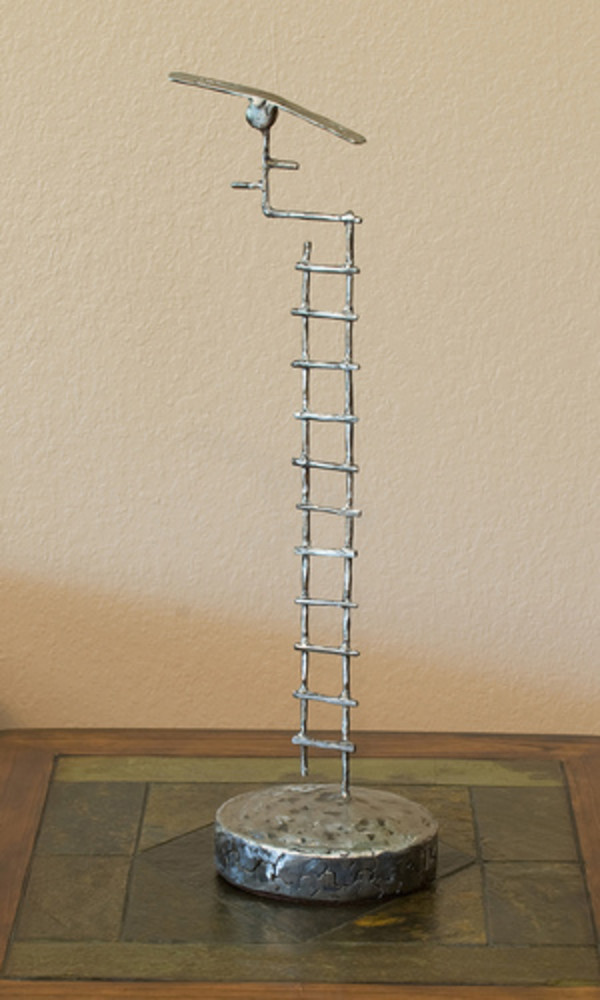 Ladder Sculpture by Dick Bixler