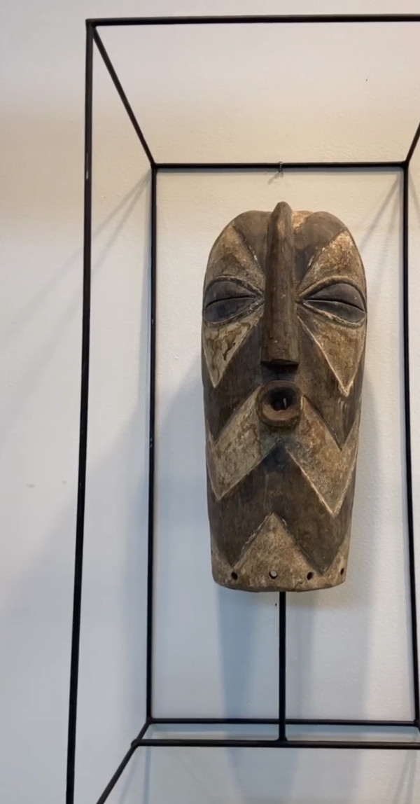 African Mask of Man by Art Dealer J. Ross