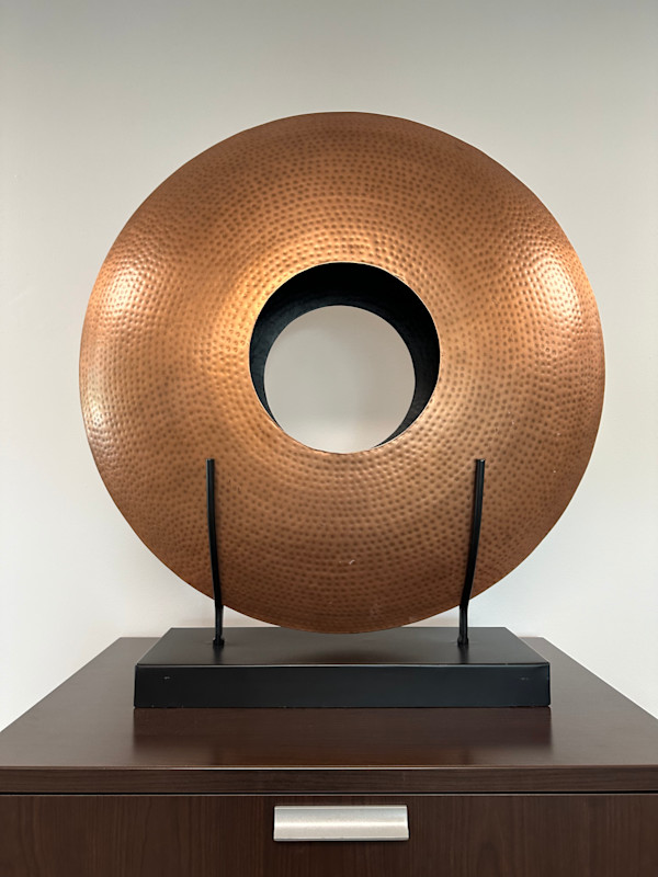 Bronze Circle Sculpture by Artvia Design