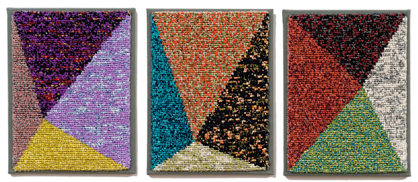 Crossroads Triptych by Marilyn Henrion