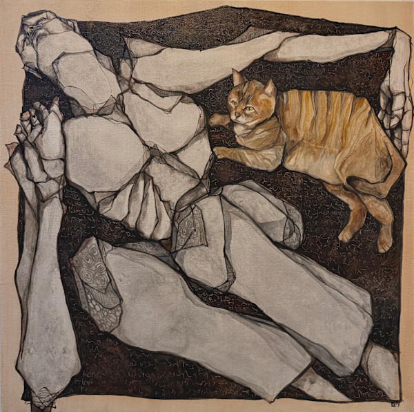 Death and cat by Young Kim