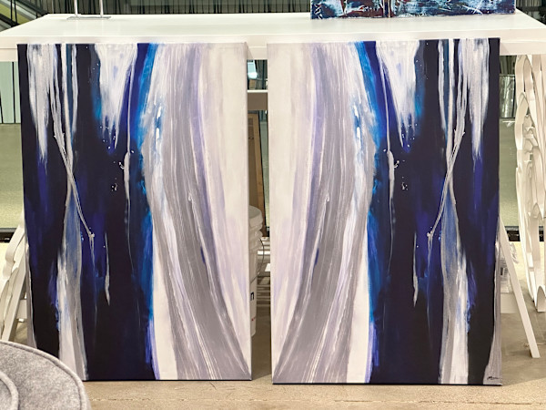 Finding the Light III (Hand-touched LEP) diptych by Artvia Design