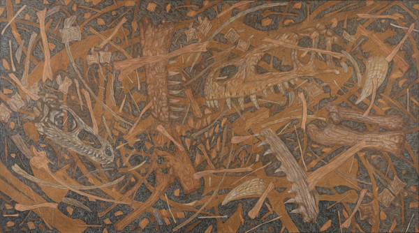 Dinosaur Bones by Richard Michael Delaney