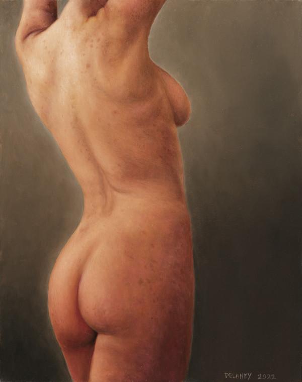 Nude Woman Side and Back View by Richard Michael Delaney
