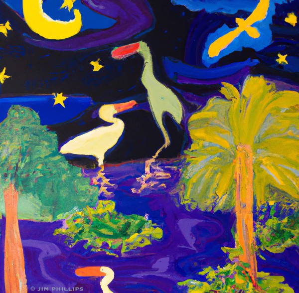 Swamp Birds 013 by Jim Phillips