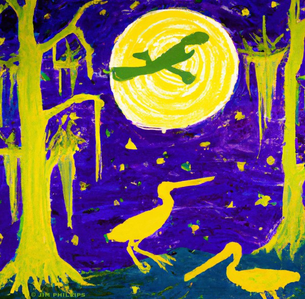 Swamp Birds 011 by Jim Phillips