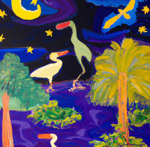 Swamp Birds 009 by Jim Phillips