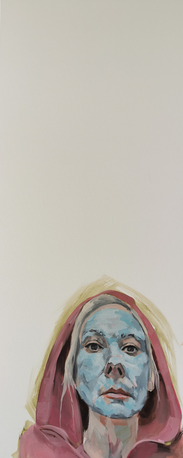Defying the clock,self portrait by Bernadette Doolan