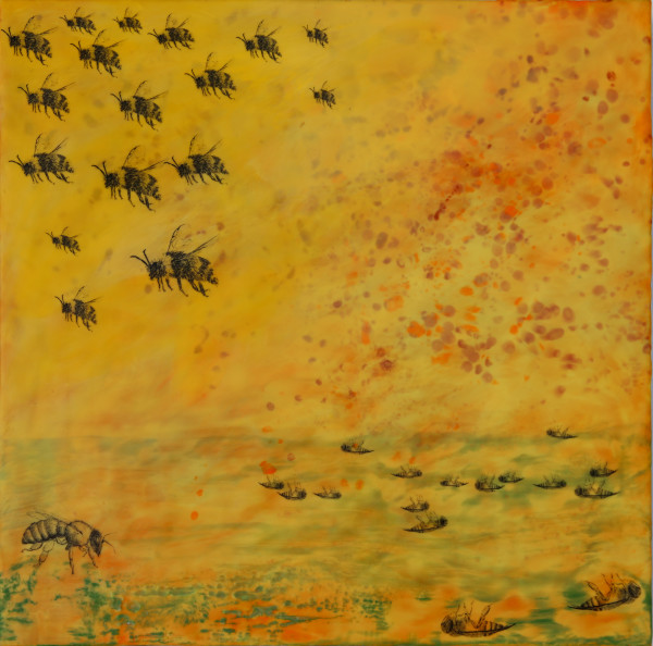 Colony Collapse/Bees 1 by Carrie Baxter