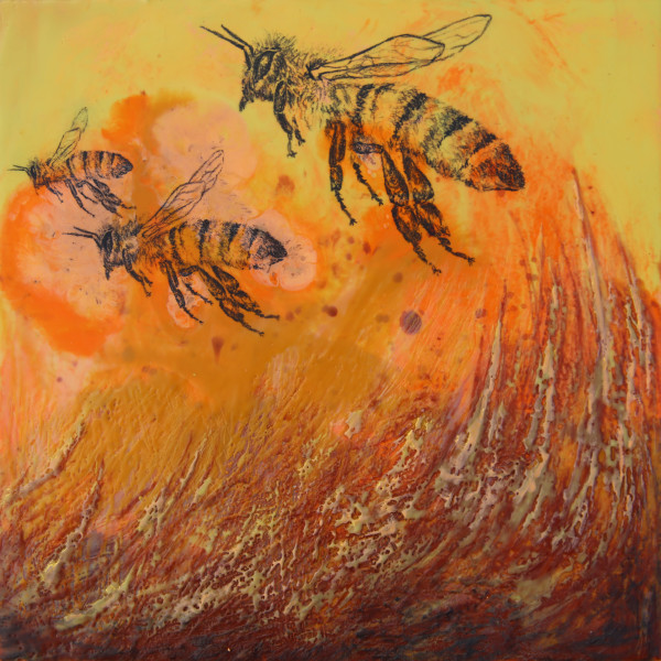Bees 4 by Carrie Baxter