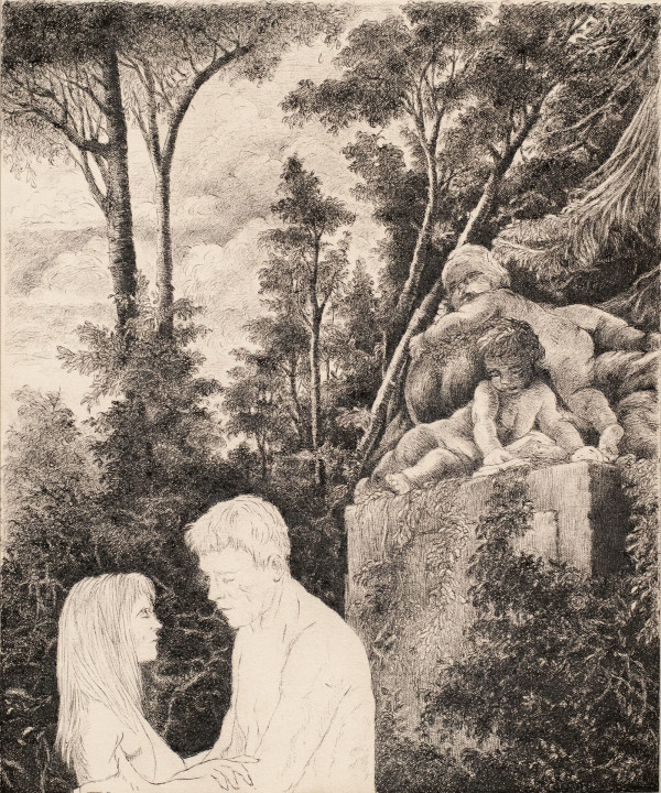 Lovers Beneath the Tree by Andrew Kayser
