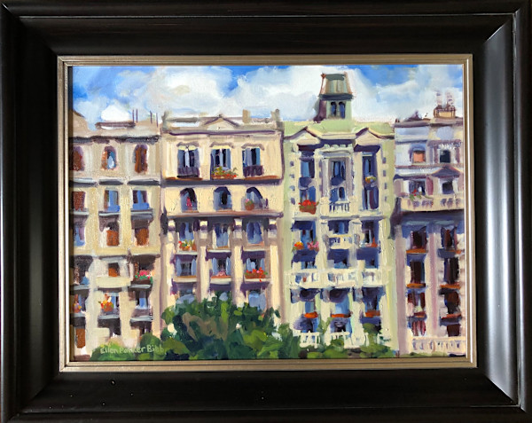 Barcelona Neighbors by Ellen Bibb