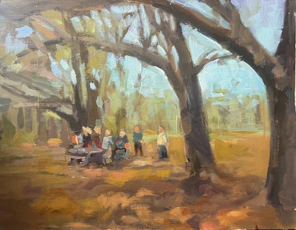 Plein Air Demo Day by Ellen Parker Bibb