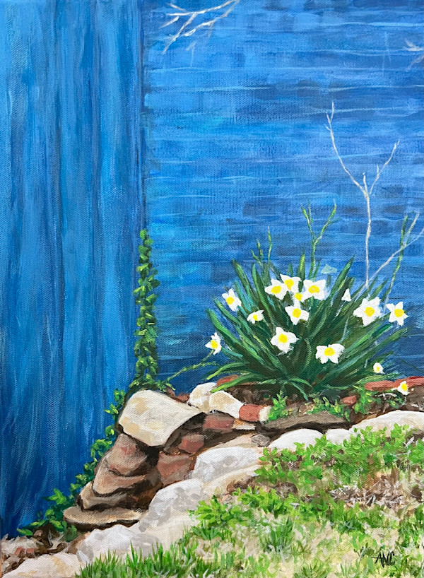 Blue Wall by Ann Nystrom Cottone