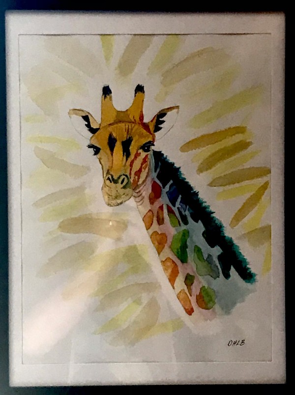 Colorful Giraffe by David  H. L. Blackman, Ph.D