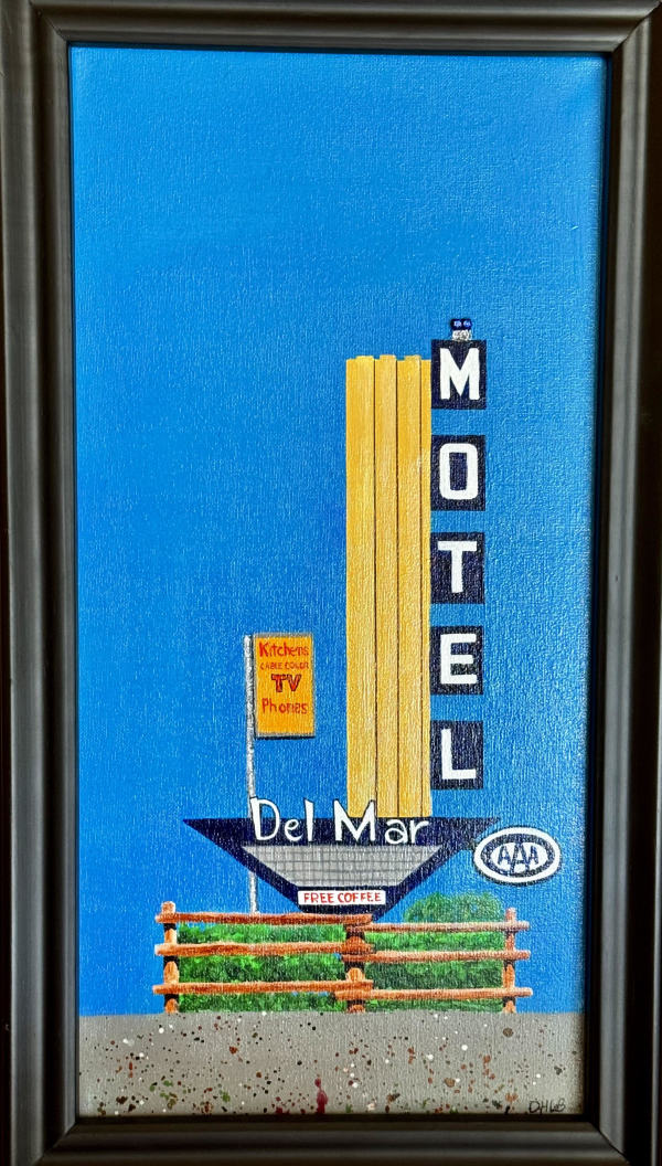 Del Mar Hotel with wireless lights by David  H. L. Blackman, Ph.D
