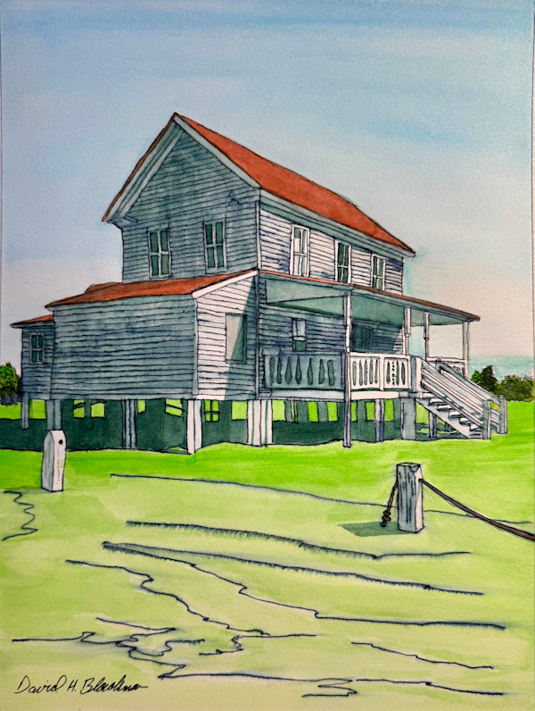 Old Seaside House by David  H. L. Blackman, Ph. D., Image 5.