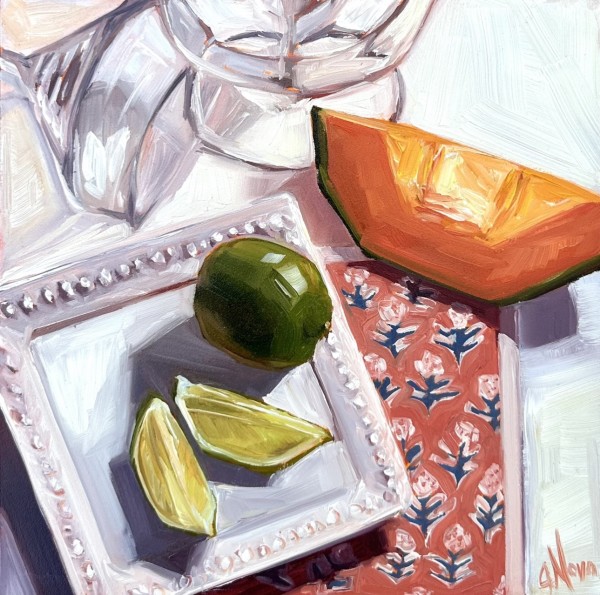 Cantaloupe & Limes III by Andrea Nova