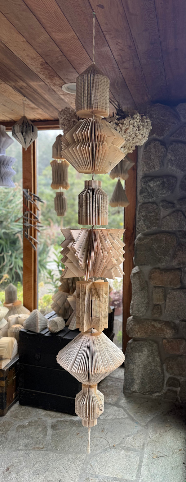 77” 7 book pillar by Kristy Collette