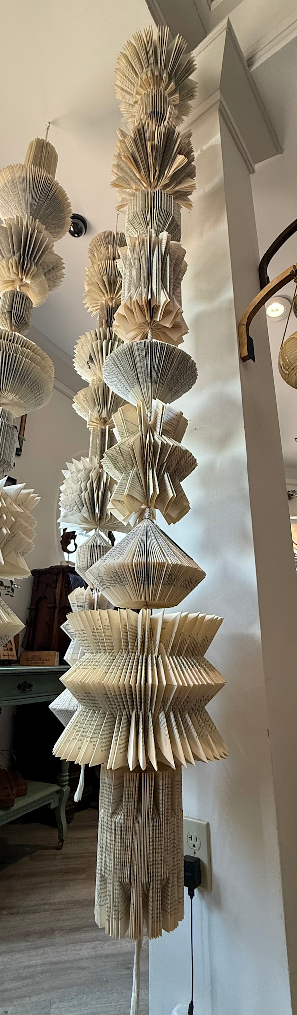 107” 10 book pillar by Kristy Collette