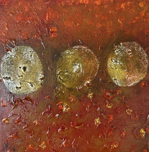 Moons and Sun by Alma Roberts