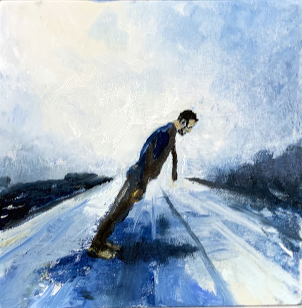 Fallen - blau by Sussi Hodel