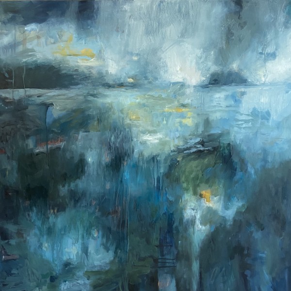 Gently Flowing  Water by Jo York