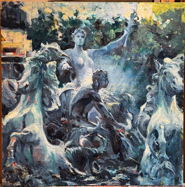 Bordeaux Fountain by keith wicks