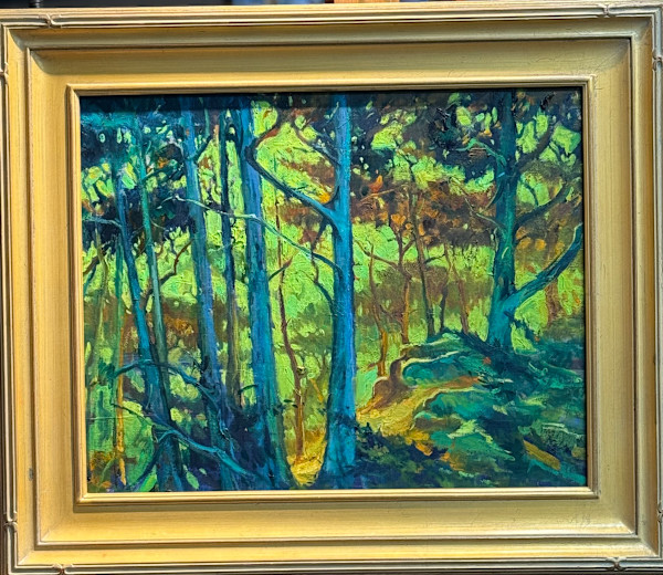 Ghost Trees in Green , point Lobo's by keith wicks