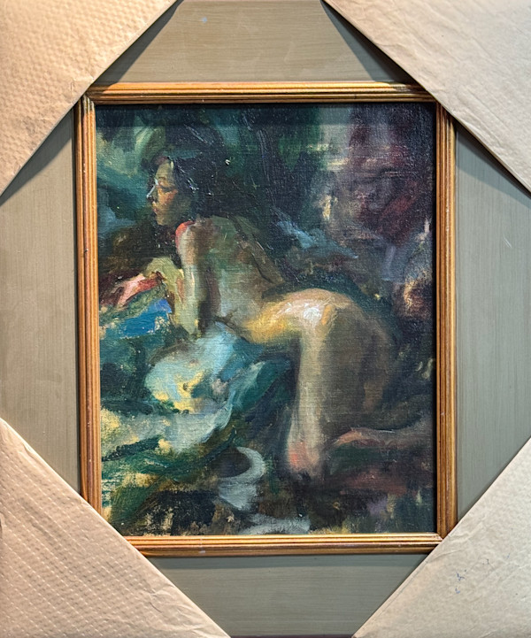 Figure Study in Green by keith wicks
