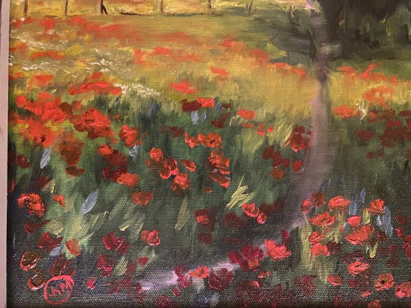 Poppies in the Meadow by Julie Kay Midyett